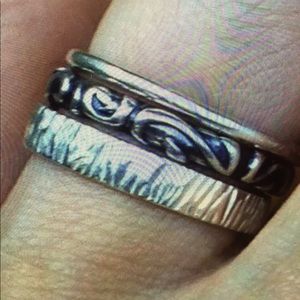 Silpada Sterling Silver Stack Ring Set R3357